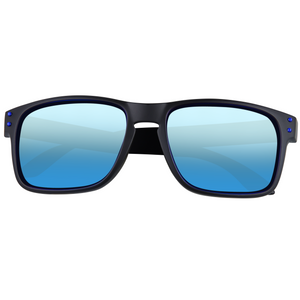 Slide - Matte black frame | ice blue lens