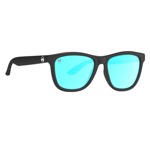 Halo - Matte black frame | ice blue lens - mowmow