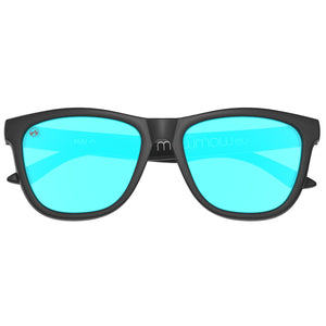 Halo - Matte black frame | ice blue lens - mowmow