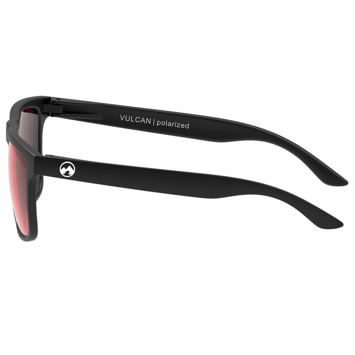 Vulcan Red Polarized Sport Sunglasses | Black Shades