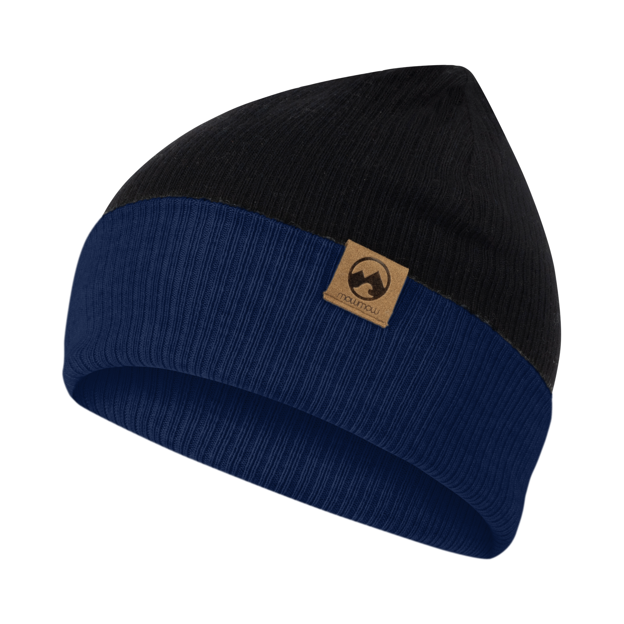 Panda - merino - black/blue