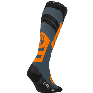 Ibex Snow Socks with Silver Ions - size 43-46 orange