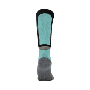 Woolf Snow Socks Merino - size 35-38 Aqua/black/dark grey