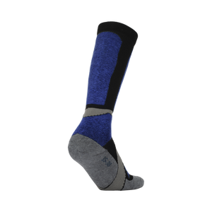 Woolf Snow Socks Merino - size 39-42 Blue/black/dark grey