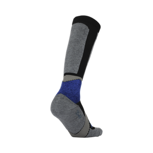 Woolf Snow Socks Merino - size 39-42 Dark grey/blue/light grey