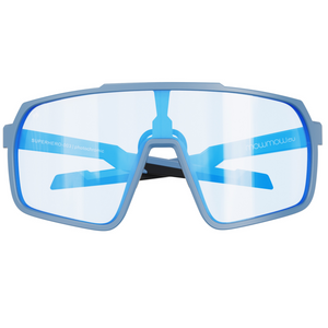 SuperHero-003 - Matte blue | clear to full ice blue Revo