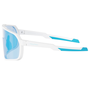 SuperHero-004 - Matte white | clear to full dark blue Revo